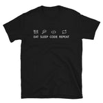 Eat Sleep Code Repeat - Unisex T-Shirt