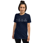 Eat Sleep Code Repeat - Unisex T-Shirt