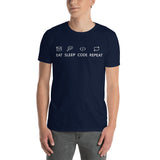 Eat Sleep Code Repeat - Unisex T-Shirt